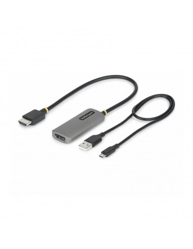 Adaptador hdmi a displayport startech 0.3m - macho - hembra - gris
