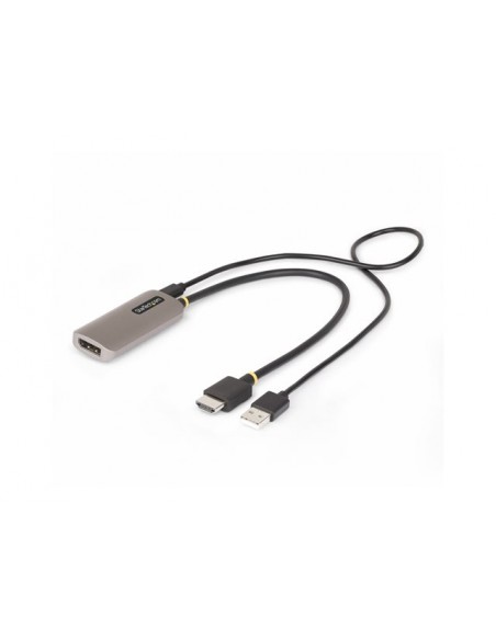 Adaptador hdmi a displayport startech 0.3m - macho - hembra - gris