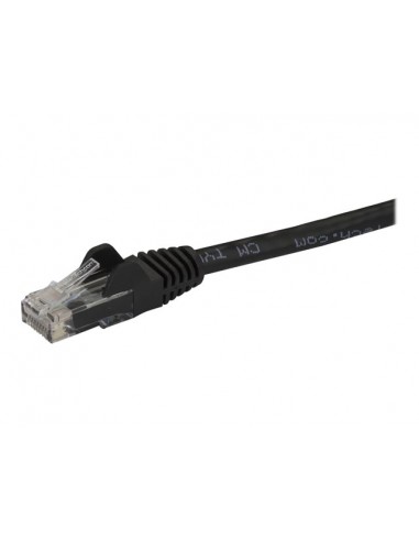 Cable de red startech latiguillo rj45 utp cat6 10m negro