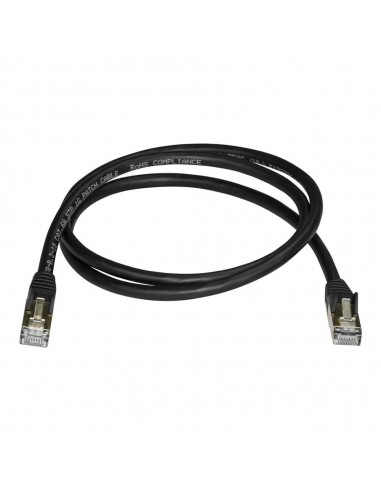 Cable de red startech latiguillo rj45 stp cat6a 1m negro