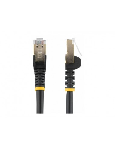 Cable de red startech latiguillo rj45 stp cat6a 1m negro