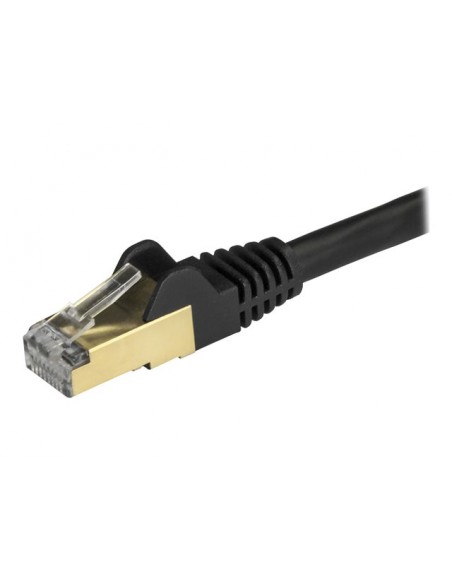 Cable de red startech latiguillo rj45 stp cat6a 1m negro