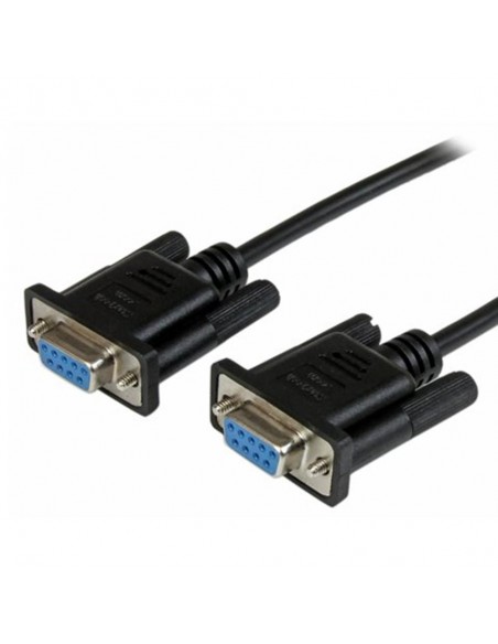 Cable db9 startech 1m - hembra - hembra - negro