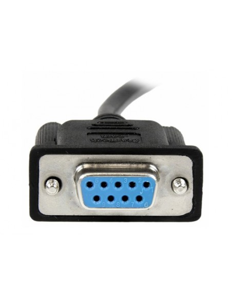 Cable db9 startech 1m - hembra - hembra - negro Cable db9 startech 1m - hembra - hembra - negro