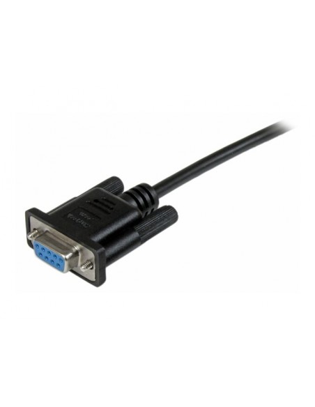 Cable db9 startech 1m - hembra - hembra - negro Cable db9 startech 1m - hembra - hembra - negro