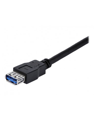 Cable usb 3.0 startech 1m - macho - hembra - negro