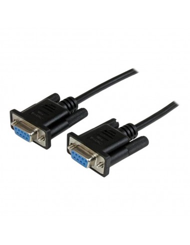 Cable db9 startech 2m - hembra - hembra - negro