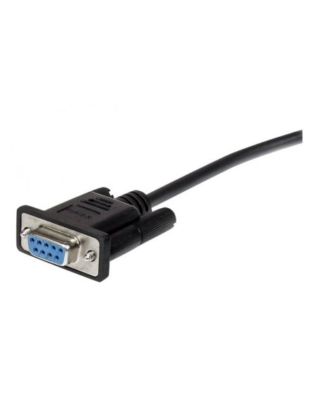 Cable db9 startech 3m - macho - hembra - negro Cable db9 startech 3m - macho - hembra - negro