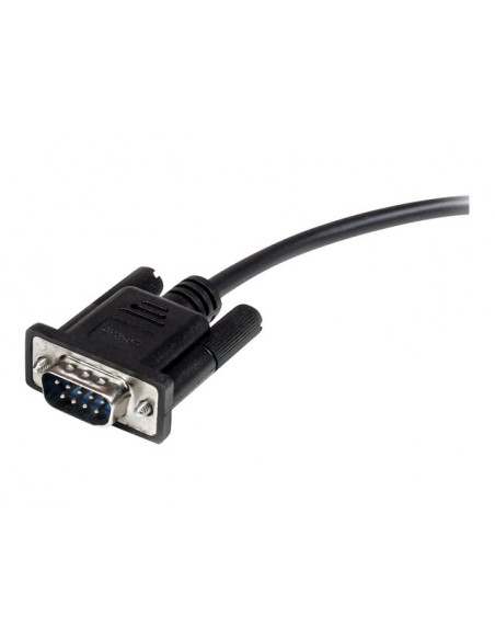 Cable db9 startech 3m - macho - hembra - negro Cable db9 startech 3m - macho - hembra - negro