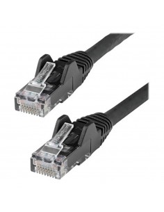 Cable de red startech latiguillo rj45 lszh utp cat6 5m negro