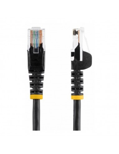 Cable de red startech latiguillo rj45 utp cat5e 3m negro