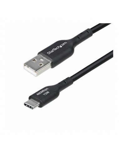 Cable usb tipo a a usb tipo c startech 0.3m - macho - macho - negro