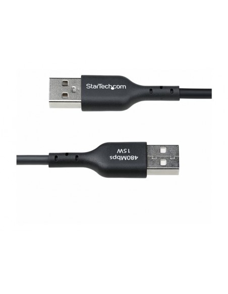 Cable usb tipo a a usb tipo c startech 0.15m - macho - macho - negro
