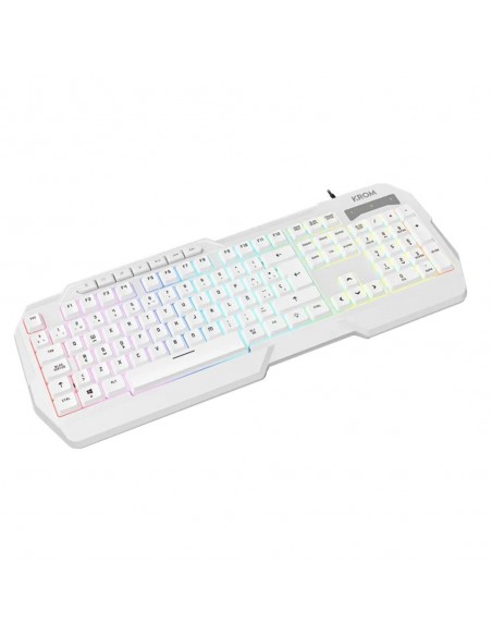 Kit gaming krom kenta pc 4 en 1 rgb blanco Kit gaming krom kenta pc 4 en 1 rgb blanco