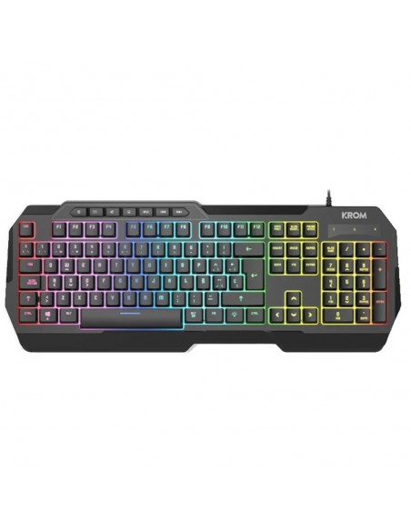 Kit gaming krom kenta pc 4 en 1 rgb negro