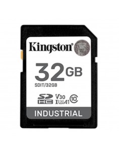 Tarjeta memoria sdhc 32gb kingston industrial uhs - i cl10