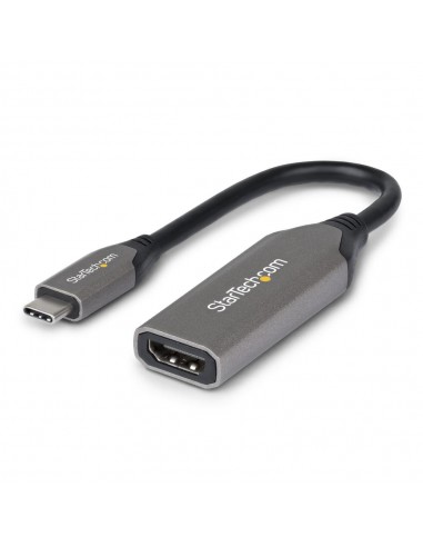 Cable usb tipo c a hdmi 8k startech 0.20m - macho - hembra