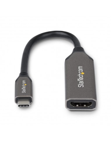 Cable usb tipo c a hdmi 8k startech 0.20m - macho - hembra