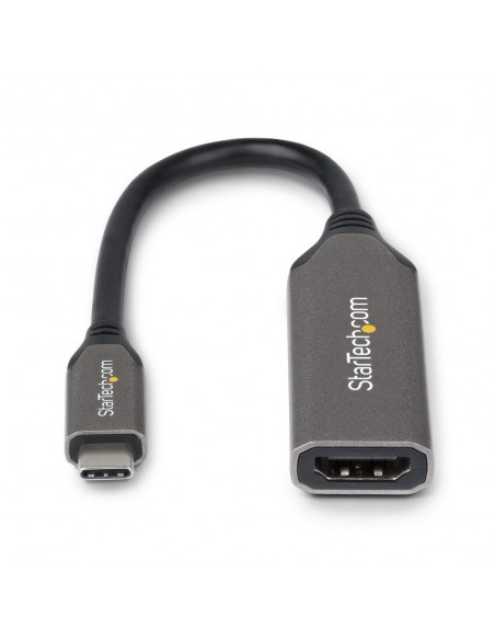 Cable usb tipo c a hdmi 8k startech 0.20m - macho - hembra