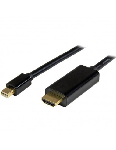Cable mini dp a hdmi startech 2m - macho - macho - negro