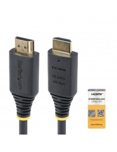 Cable hdmi 4k premium startech 0.50m - macho - macho