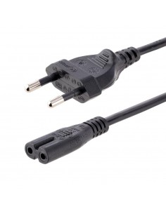 Cable cee7 - 16 a c7 startech 2m - macho - macho - negro