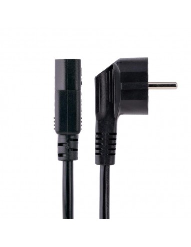 Cable schuko a iec c13 startech 3m - macho - hembra - negro