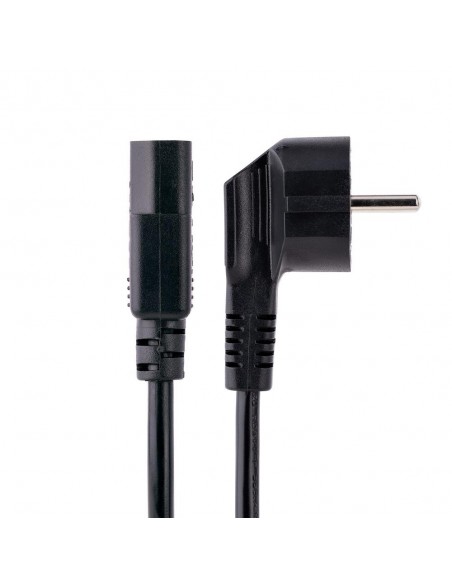 Cable schuko a iec c13 startech 3m - macho - hembra - negro