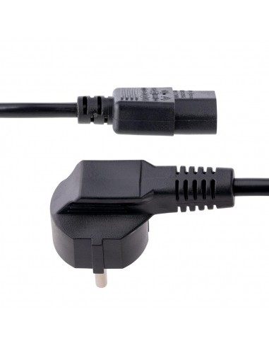 Cable schuko a iec c13 startech 3m - macho - hembra - negro