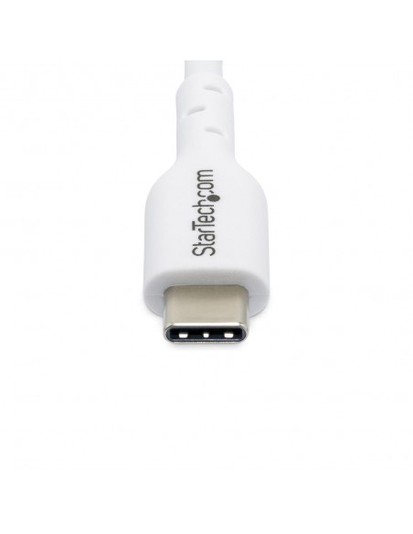 Cable usb tipo c startech 2m - macho - macho - blanco