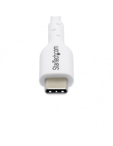 Cable usb tipo c startech 3m - macho - macho - blanco