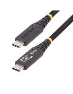Cable usb tipo c startech 0.50m - macho - macho - negro