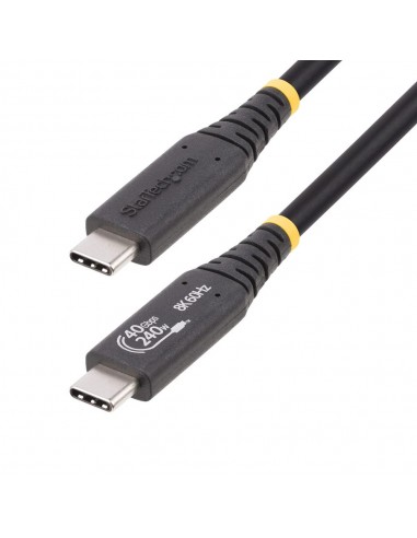 Cable usb tipo c startech 1m - macho - macho - negro