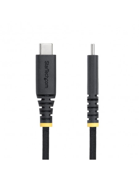 Cable usb tipo c a usb tipo c con fijacion por tornillo startech 2m - macho - macho - negro