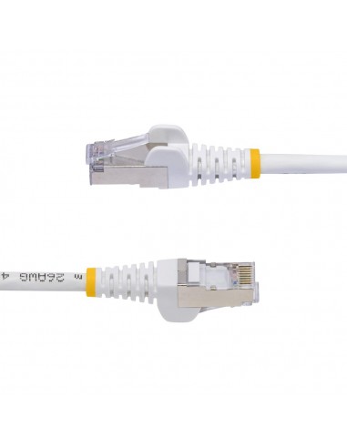 Cable de red startech latiguillo rj45 lszh s - ftp cat8 0.50m blanco