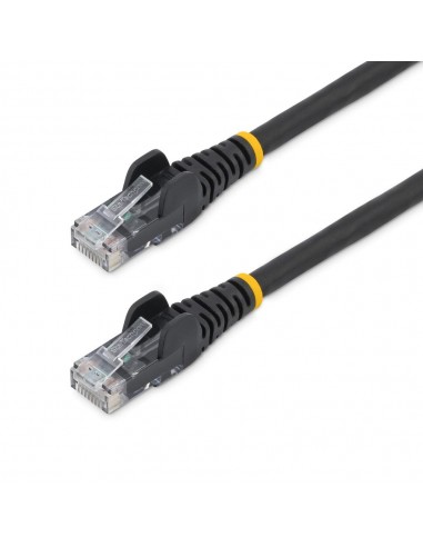 Cable de red startech latiguillo rj45 lszh utp cat6 3m negro