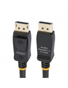 Cable displayport 4k x 2k startech 3m - macho - macho - negro