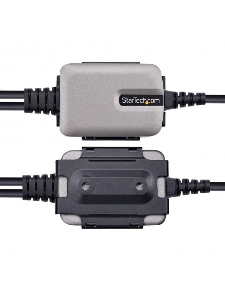 Cable usb tipo a a 2x rs232 db9 startech 0.60m - macho - macho Cable usb tipo a a 2x rs232 db9 startech 0.60m - macho - macho