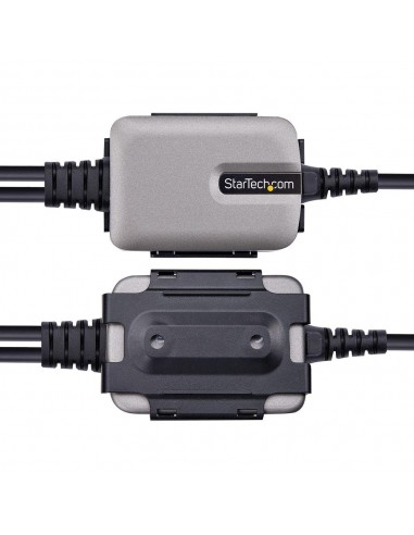 Cable usb tipo a a 2x rs232 db9 startech 4m - macho - macho