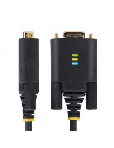 Cable usb tipo a a rs232 db9 startech 1m - macho - hembra - negro