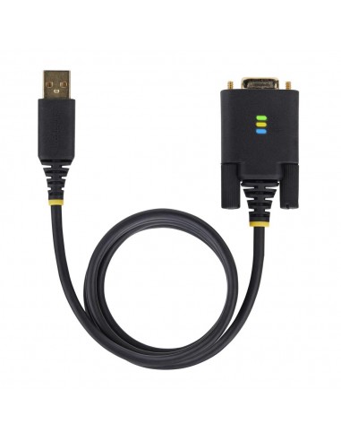 Cable usb tipo a a rs232 db9 startech 1m - macho - hembra - negro