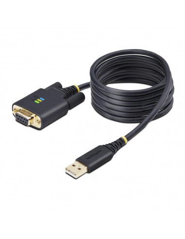 Cable usb tipo a a rs232 db9 startech 2m - macho - hembra - negro