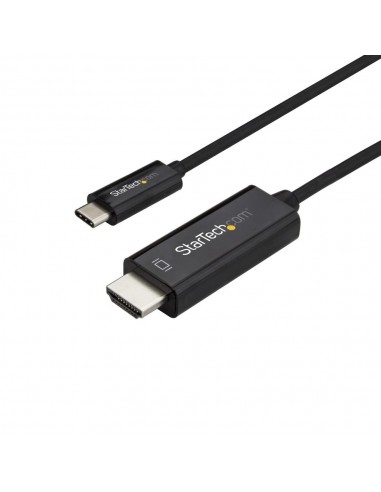 Cable usb tipo c a hdmi 4k startech 1m - macho - macho - negro