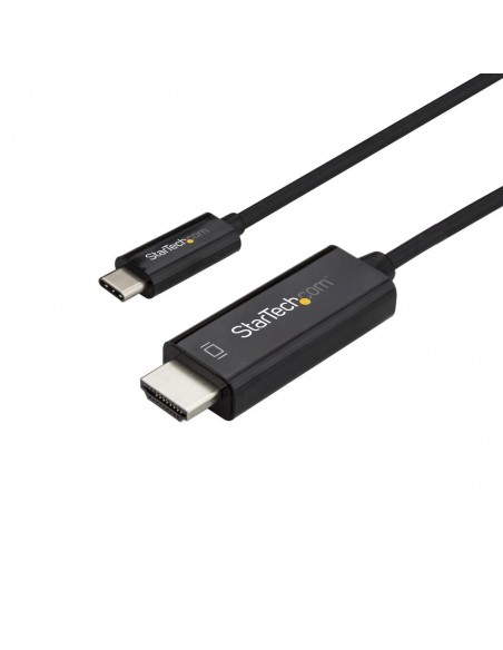 Cable usb tipo c a hdmi 4k startech 1m - macho - macho - negro