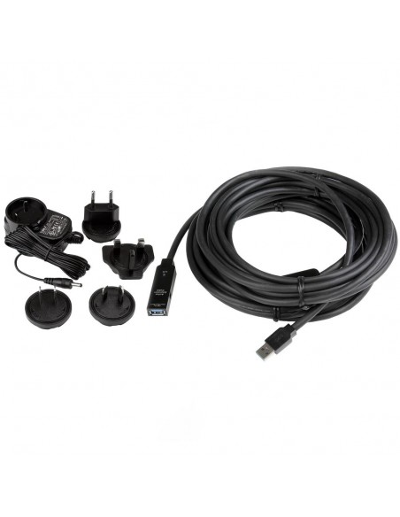 Cable usb tipo a startech 10m - macho - hembra - negro Cable usb tipo a startech 10m - macho - hembra - negro