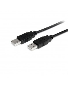 Cable usb tipo a startehc 1m - macho - macho - negro