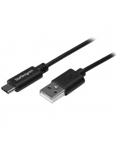 Cable usb tipo c a usb tipo a startech 1m - macho - macho - negro