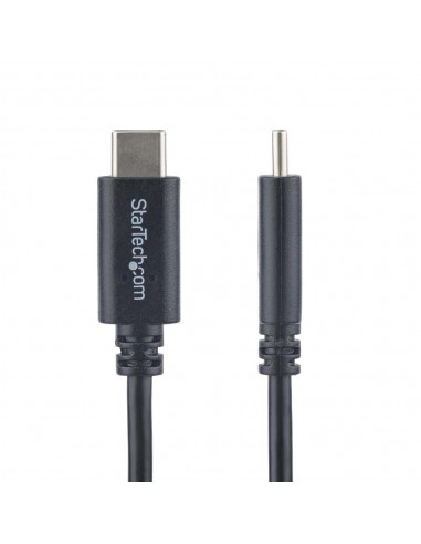Cable usb tipo c startech 1m - macho - macho - negro