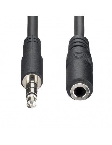 Cable mini jack 3.5mm startech 1m - macho - hembra - negro