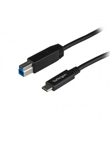 Cable usb tipo c a usb tipo b startech 1m - macho - macho - negro